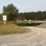 Lake Koocanusa boat launch and lakeside view